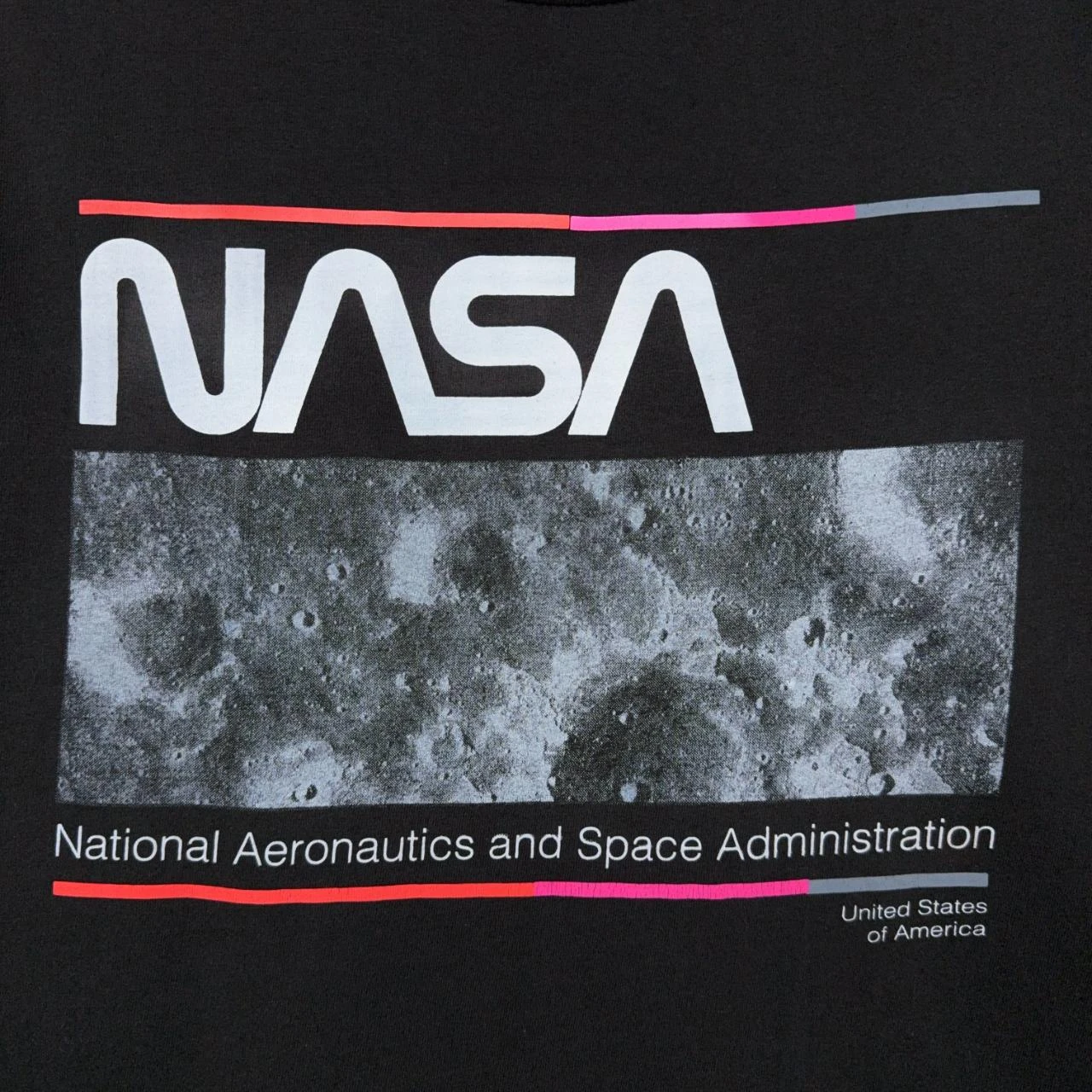 Camiseta Gráfica Cotton On NASA Cinza Escuro G – photo 3